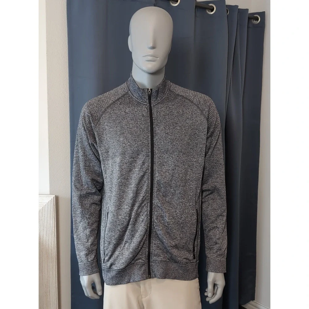 Lululemon Engineered Warmth Jacket Mens‎ 2XL Heather Gray Full Zip Athleisure